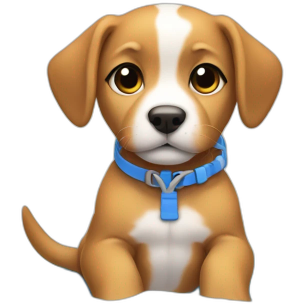 a puppy swiming with a bikini on emoji