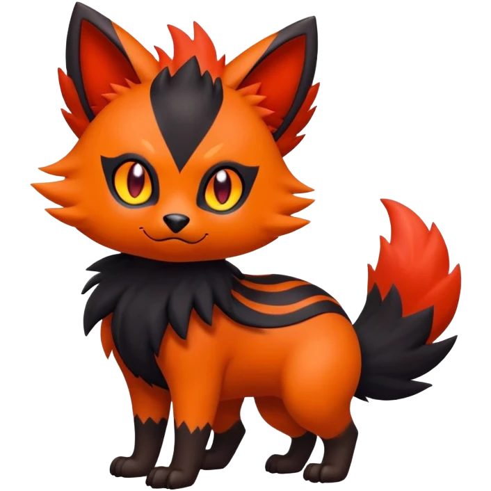 Zorua-Litten-Fakémon-hybrid-creature (full body)  emoji