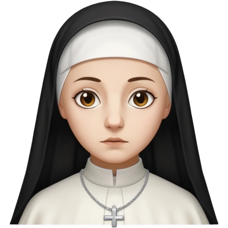 Rosalia (the singer) as a nun. (Use lux album cover as reference).  emoji