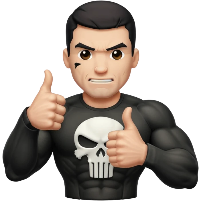Punisher giving a thumbs up emoji