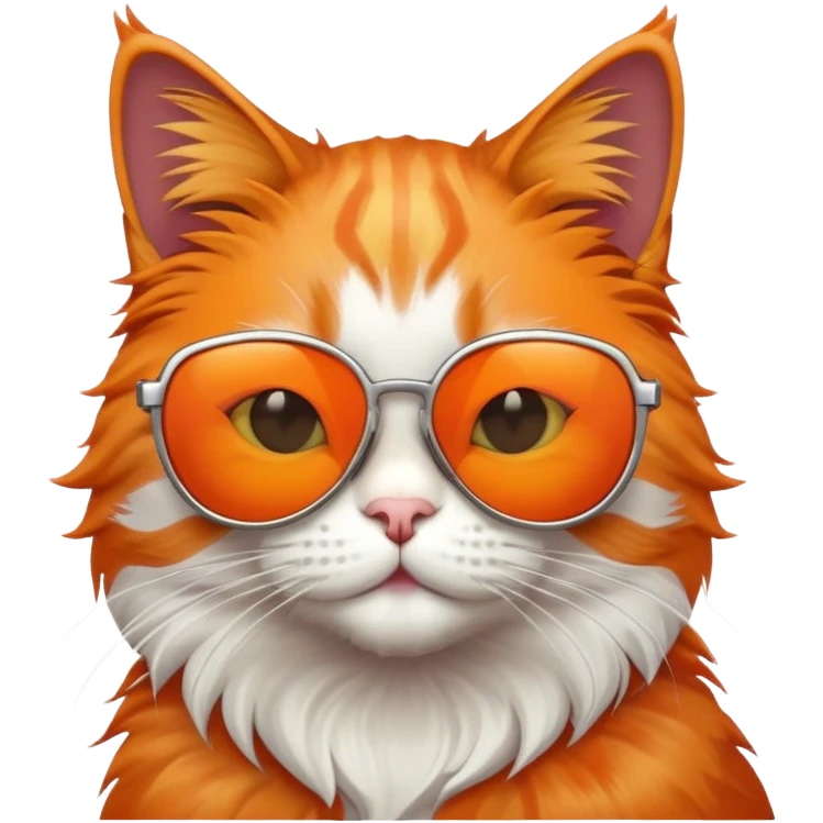 Cat wearing sunglasse emoji