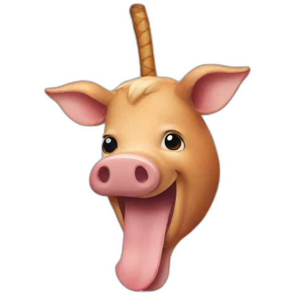 Acrobat pork chop emoji