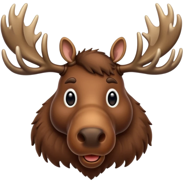 largest of the deer, moose emoji