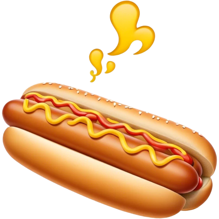 one hotdog emoji