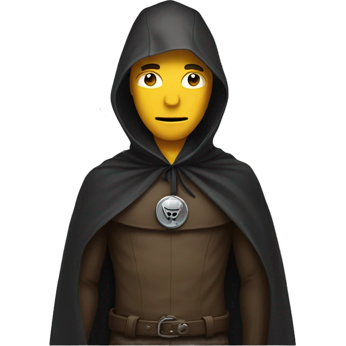 anonimous in cape emoji