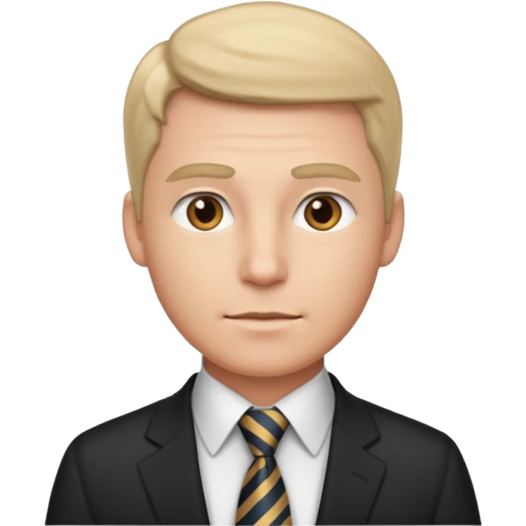 principal with tie emoji