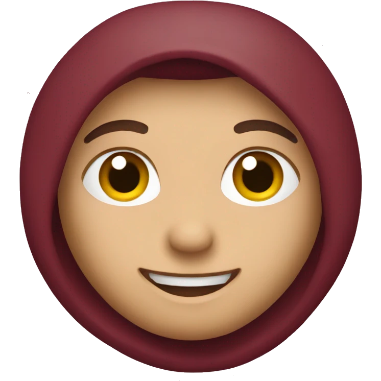 burgundy heart emoji