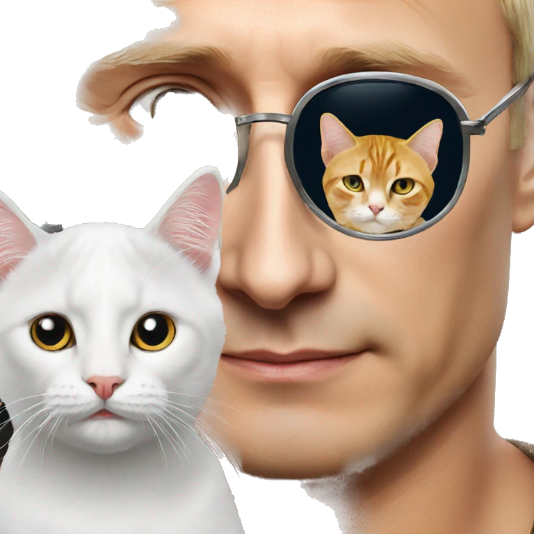 Putin with cat emoji