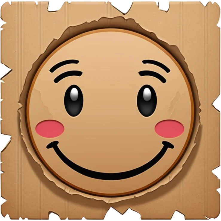 homeless cardboard sign icon emoji