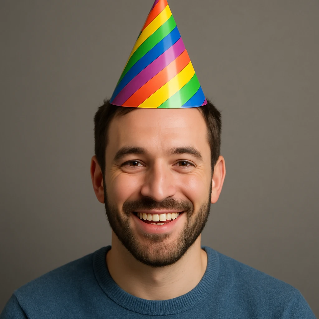party hat emoji