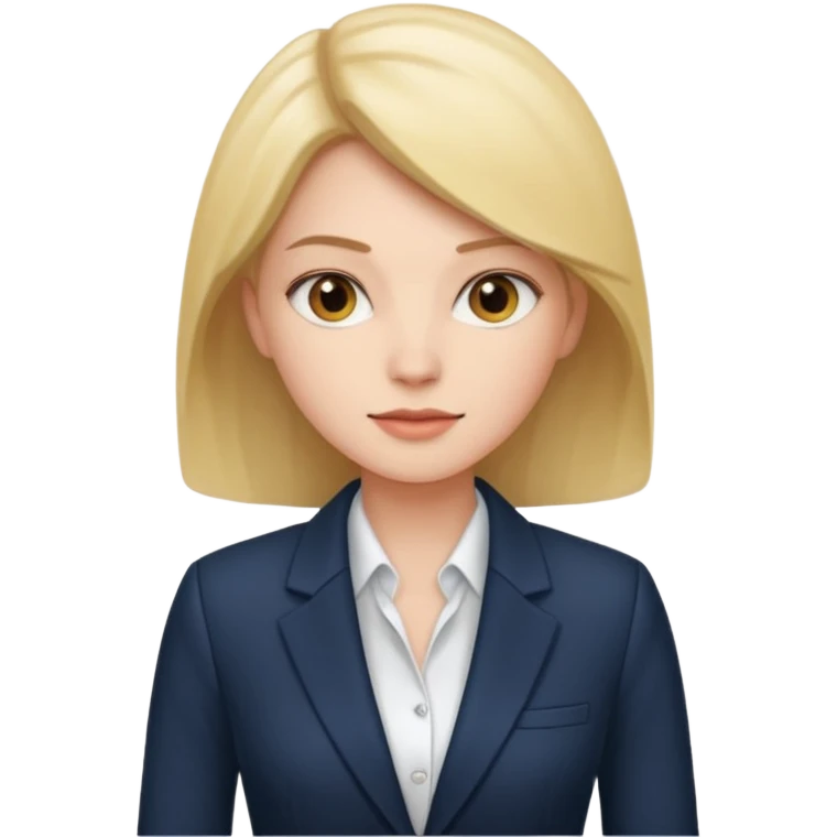 Девушка бизнесвумен на работе  emoji