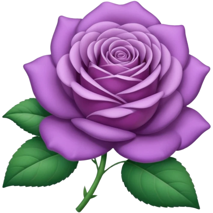 Una rosa lila emoji