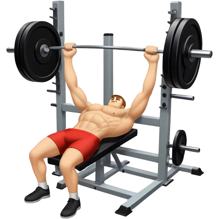 close-grip flat-benchpress emoji
