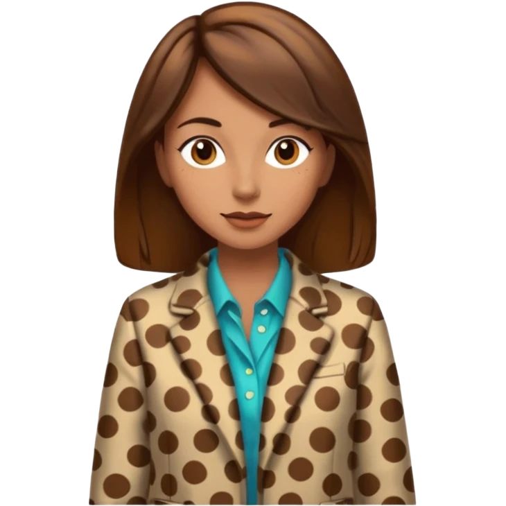 spotted jackets woman emoji