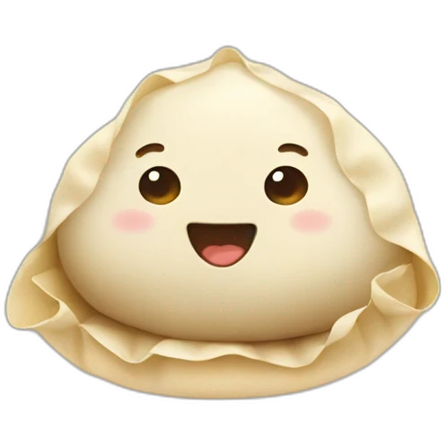 A cute dumpling  emoji