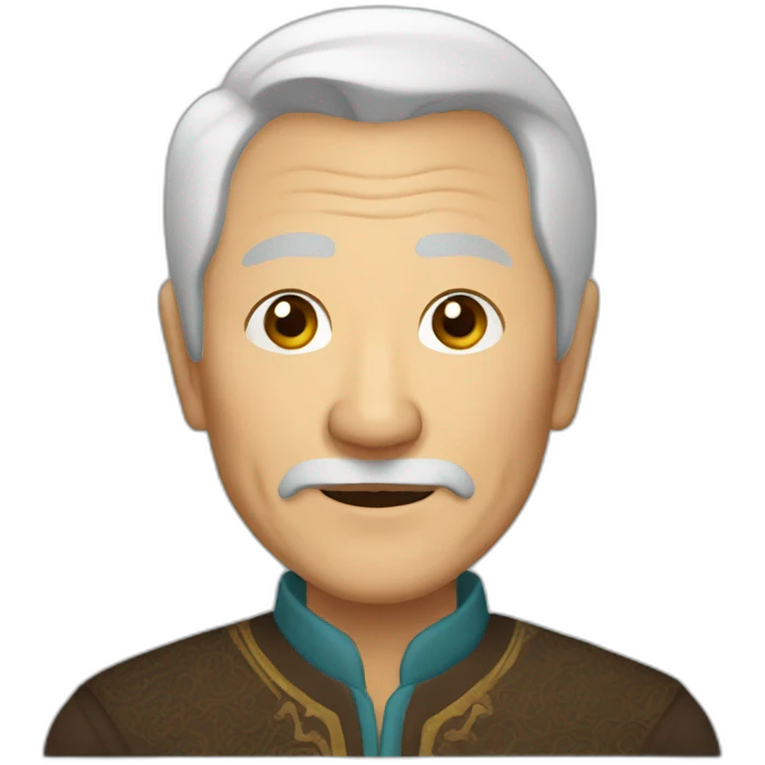 Kazakh old man emoji
