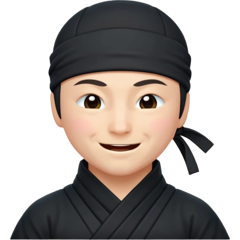 Ninja who is falling in love emoji