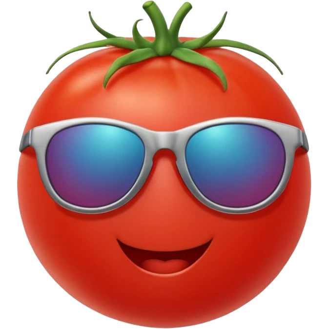 tomato with sunglasses emoji
