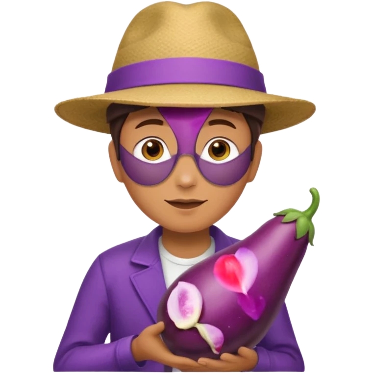 Eggplant in butt emoji