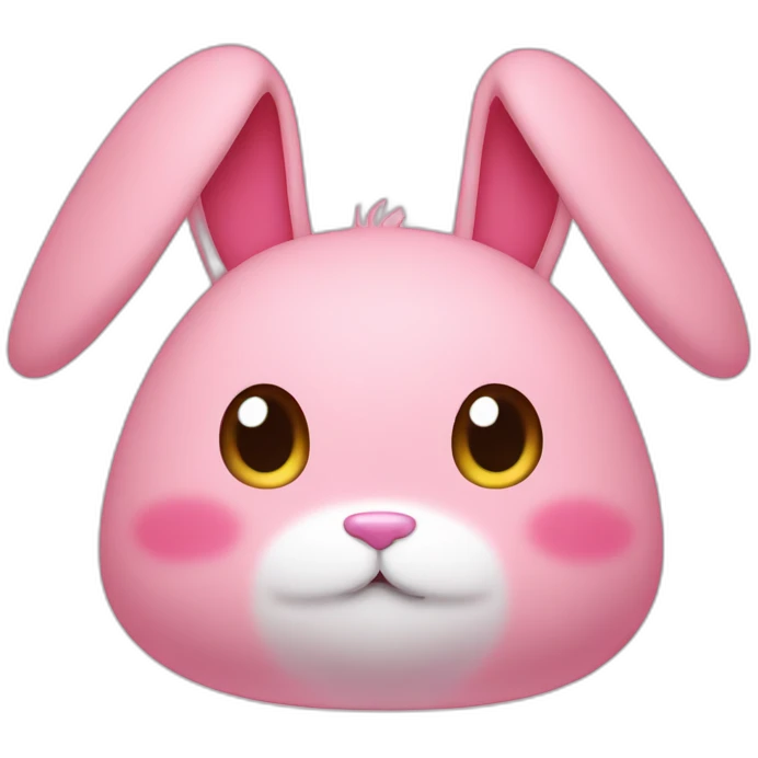 kanahei's pink rabbit emoji