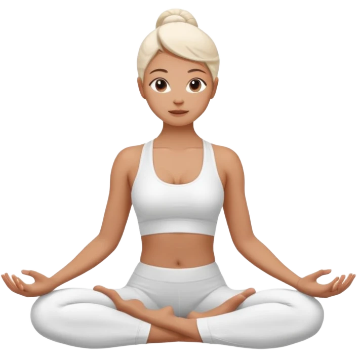 Yoga Practitioner woman  emoji