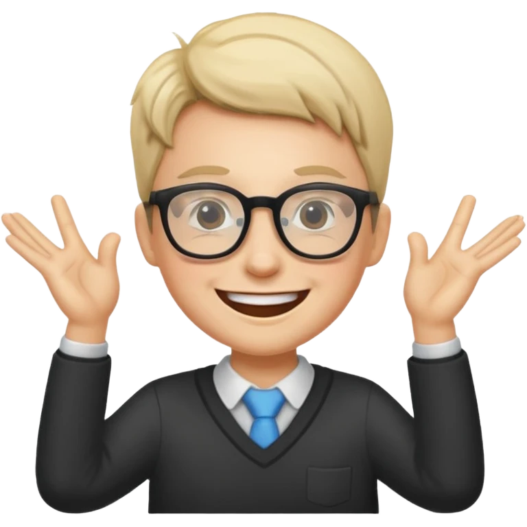 祝賀成功 by Cute招sir (with glasses) emoji