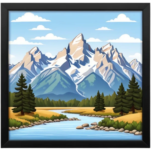 grand tetons national park emoji