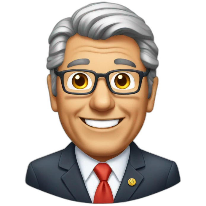 Patrick Balkany with a smile emoji