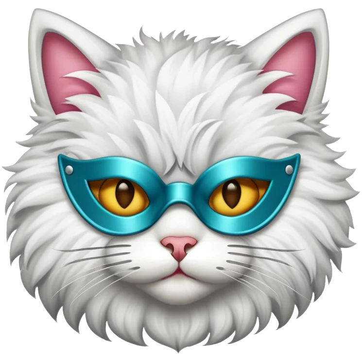cat wearing a mask emoji