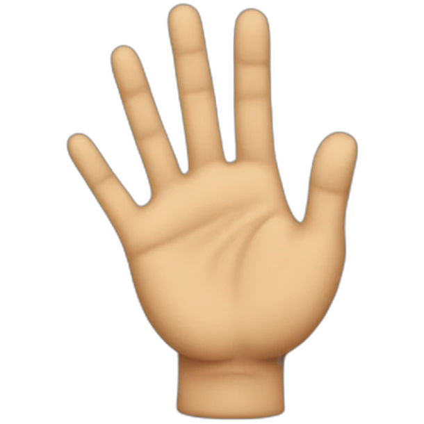 Turkish nah hand emoji