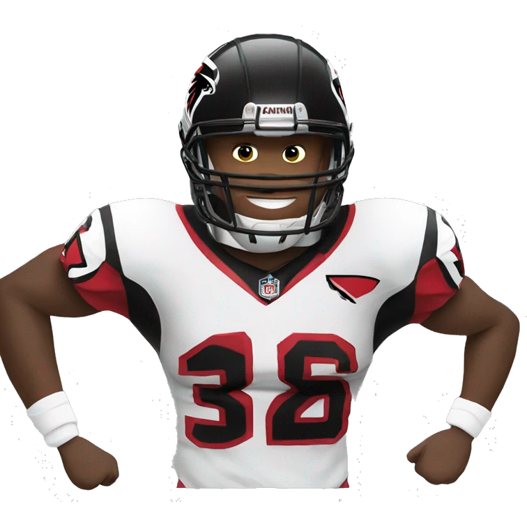 Atlanta falcons football player emoji