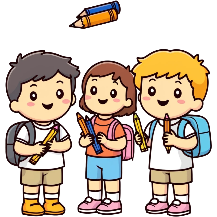 A very calm drawing that looks like some little kids with crayons and make their be a talking in the background emoji