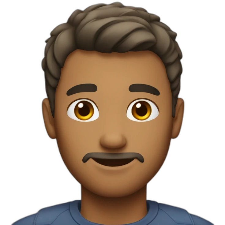 Short haired man emoji