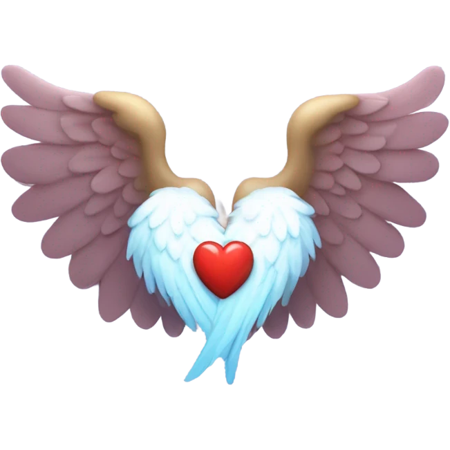 heart with angel wings emoji