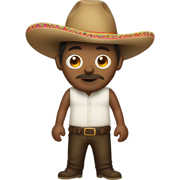 Man wearing sombrero  emoji