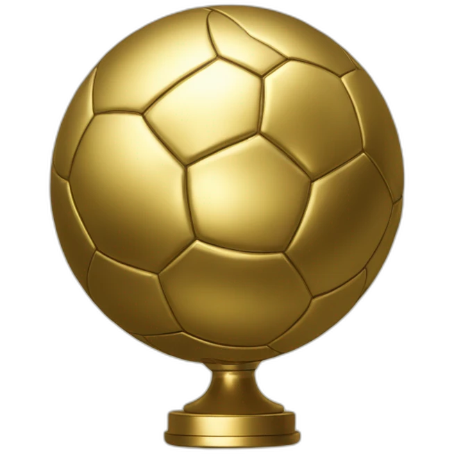 Halland avec le ballon d'or emoji
