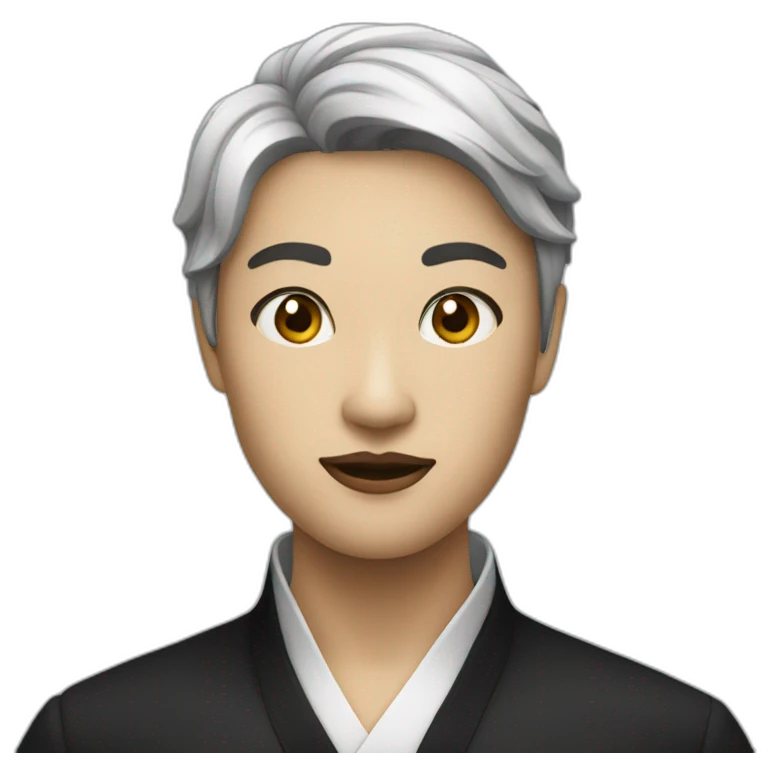 Chinois noir emoji
