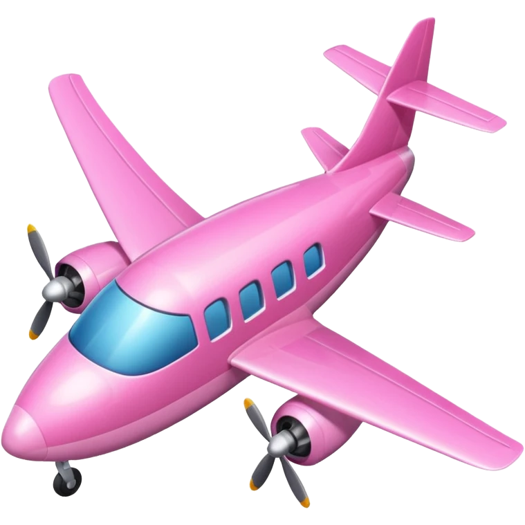 Pink plane emoji