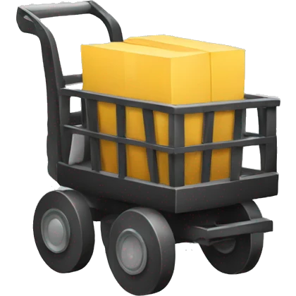 Cart black icon emoji