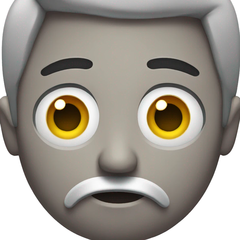 Sad mustache  emoji