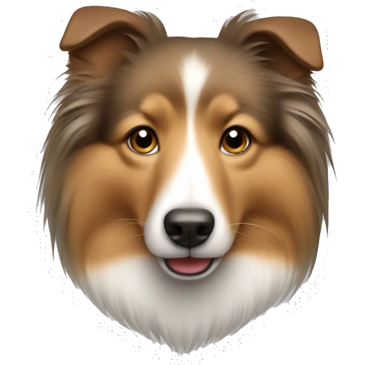 Shetland sheepdog emoji