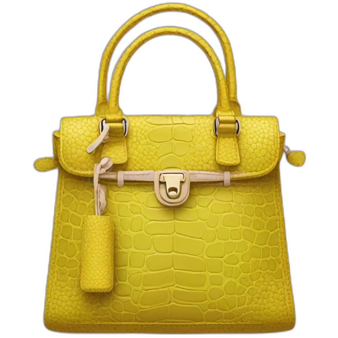 Handbag clcodrile emoji