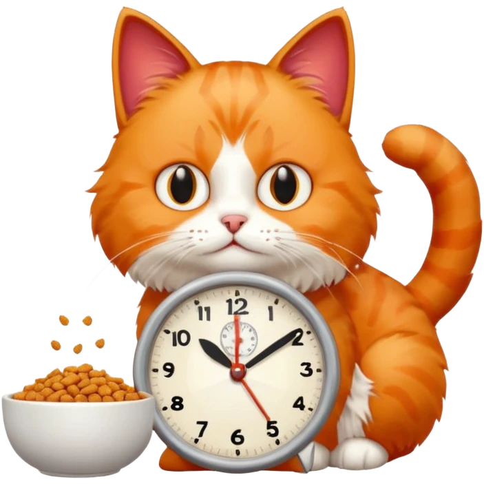 cat food alarm emoji