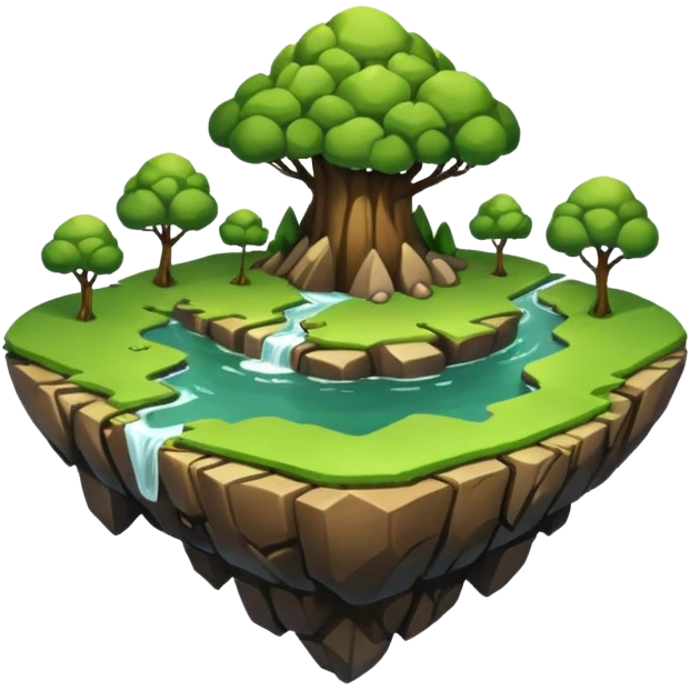 Flying Island emoji