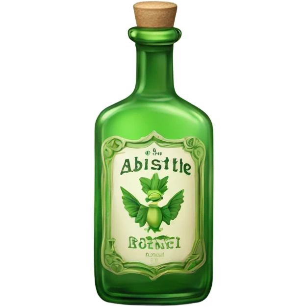 Bottle of absinthe emoji