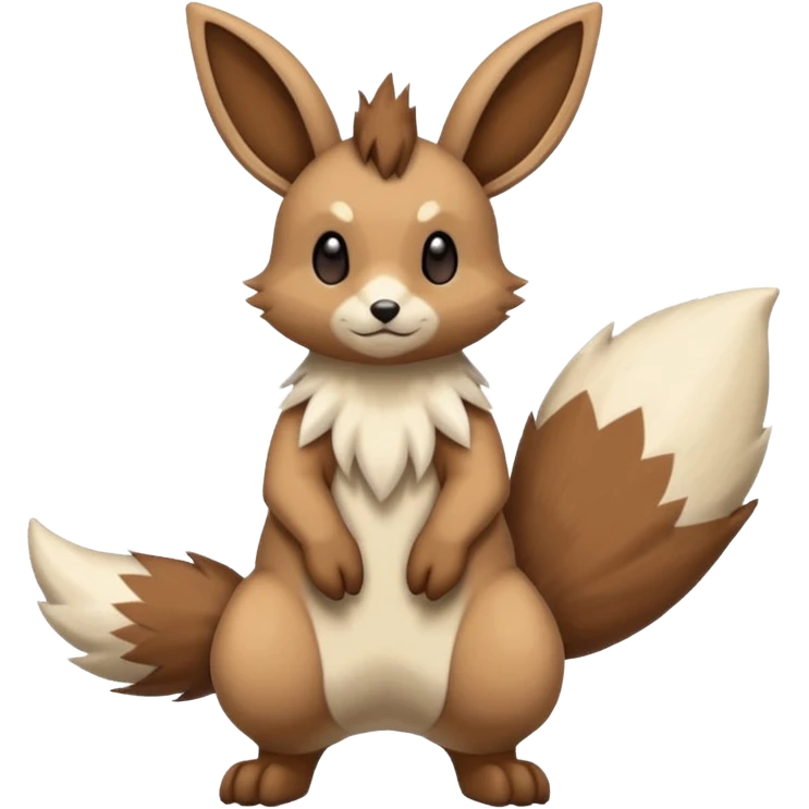 Lopunny-Eevee-Furret-Linoone-fusion (full body) emoji