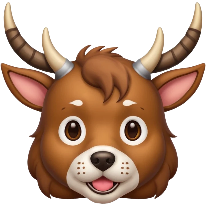 Dog with horns emoji