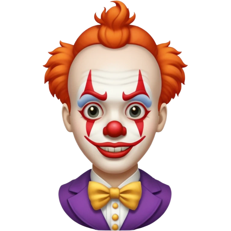clown with proper formal haircut emoji