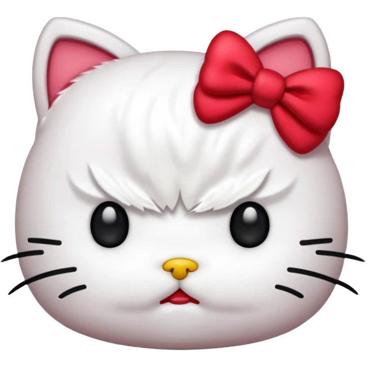Angry hello kitty  emoji