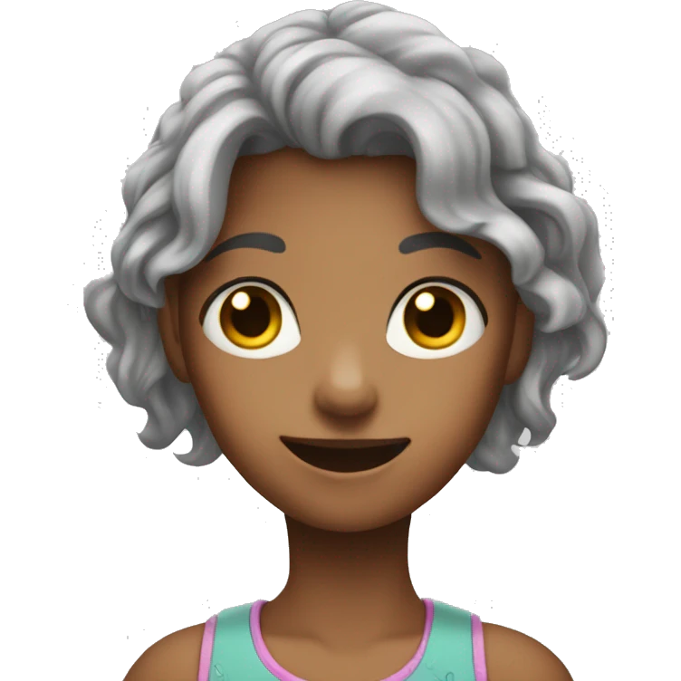 wav hand girl kid emoji